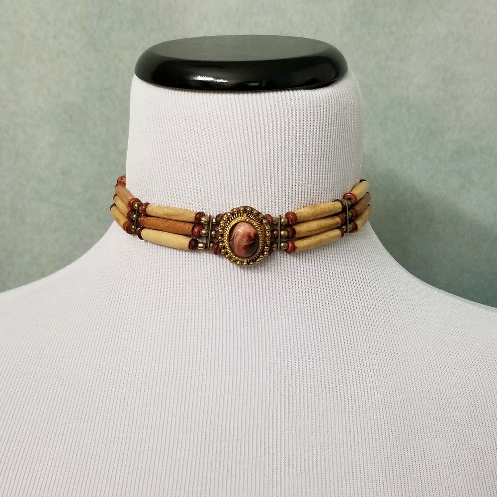 Beaded Necklace Or Choker